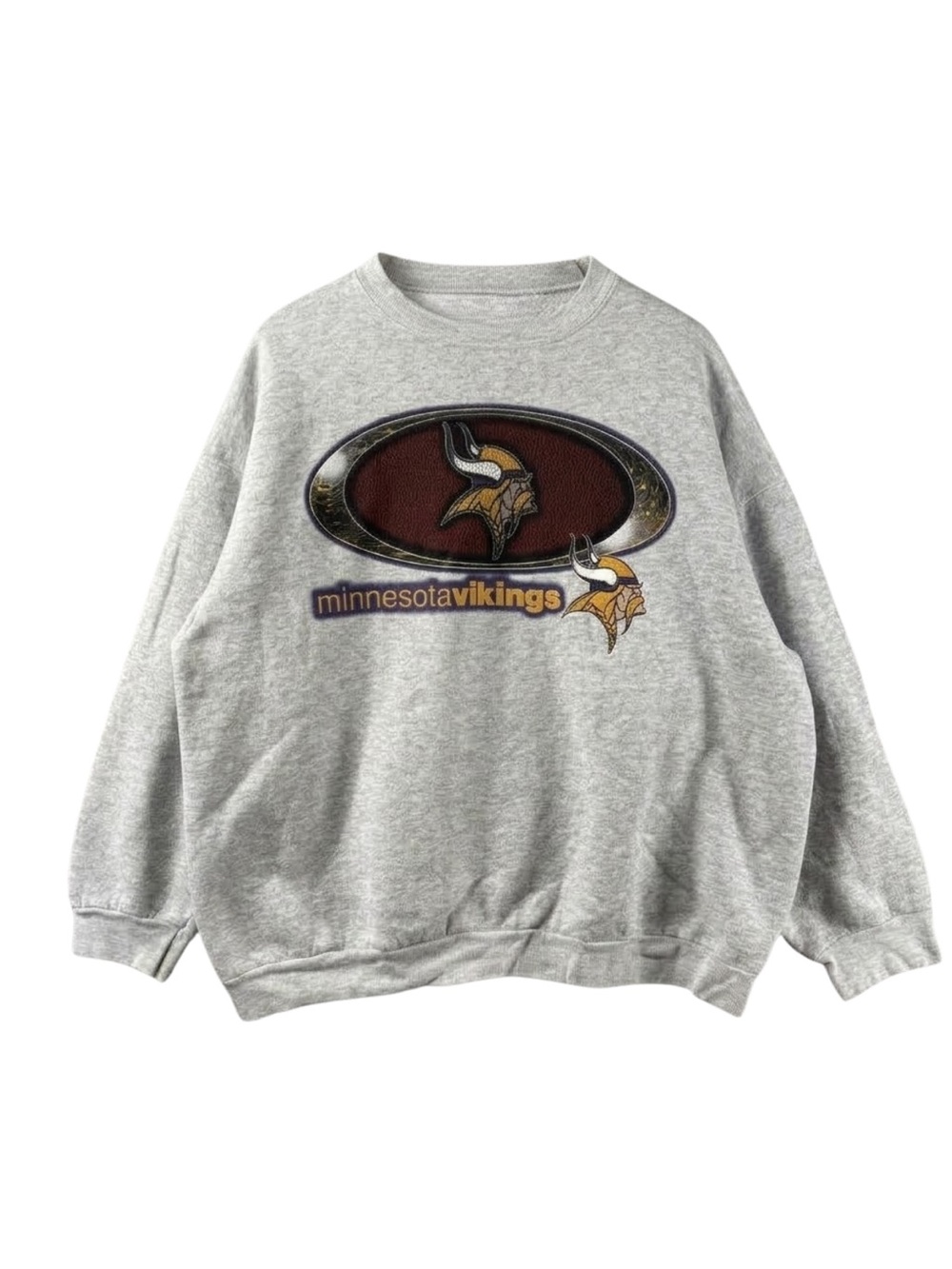 Gildan Vikings Gray Crewneck Sweatshirt